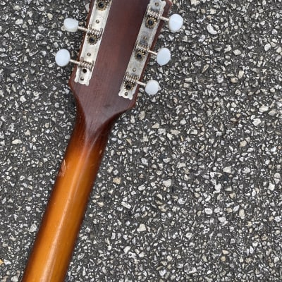 Barclay Parlor 1960s - Red Sunburst Made in USA Harmony Acoustic Parlor image 7