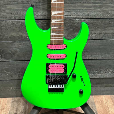 Jackson X Series Dinky DK3XR HSS Neon Green Electric Guitar for sale