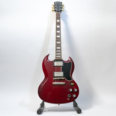 2008 Edwards SG E-SG LT Electric Guitar with Gigbag - Heritage Cherry image 2