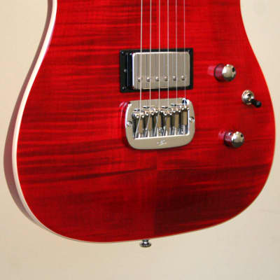 G&L Tribute ASAT Deluxe Carved Top, Transparent Red image 4
