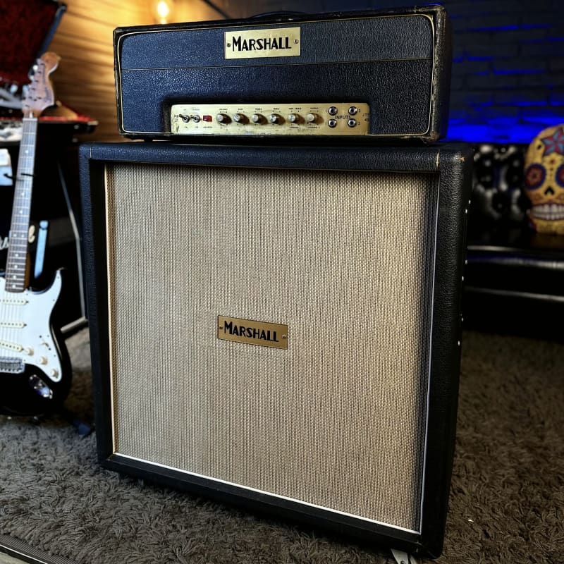 *RARE* Marshall Half Stack JTM45 MKII Lead Plexi 1965 Gold Block Logo Head & Cabinet Marshall 1960B 4x12 *Collector Level*