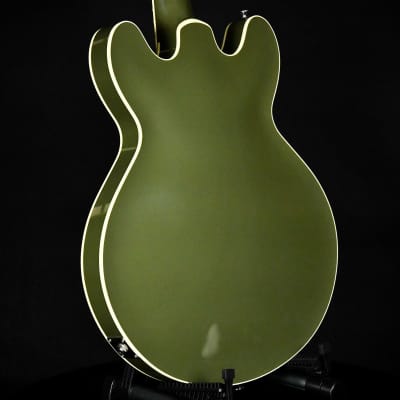 Collings I-35 LC Semi-Hollowbody Olive Drab Green Rosewood Fingerboard  (221956) image 6
