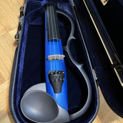 Yamaha SV-120 Silent Violin - Rare Blue Model image 1