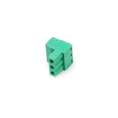 Hosa PHX-100F | Phoenix 3 Pole Female Single Pair Cable Connector image 1