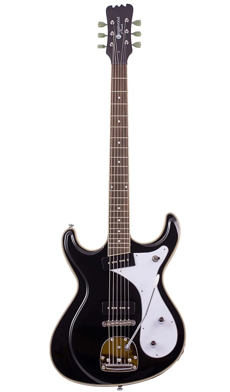 Eastwood Sidejack DLX Bound Solid Basswood Body Set Maple Neck 6-String Electric Baritone Guitar image 1
