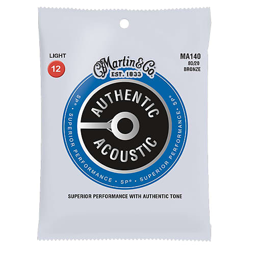Martin Authentic Acoustic SP Guitar Strings - 12 String Extra Light image 1