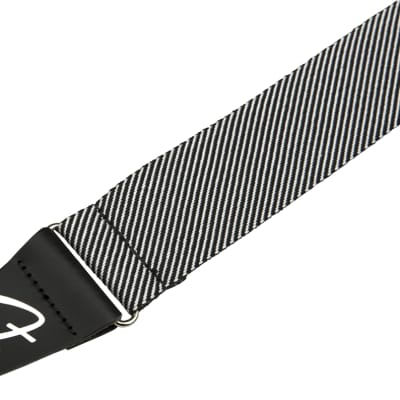 Genuine Fender Strap Modern Tweed White Black 099-1446-406 image 2