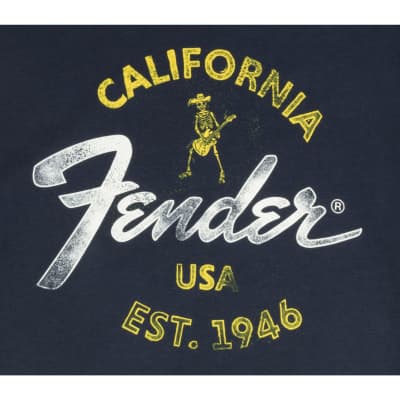 Fender Baja Blue T-Shirt (Medium) - T-Shirt Bild 2