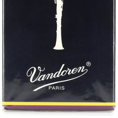 Vandoren CR104 Traditional Bb Clarinet Reed - 4.0 (10-pack) image 1