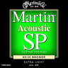 Martin MSP3000 SP 80/20 Bronze Acoustic Guitar Strings - Extra Light