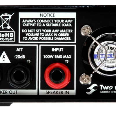 Two Notes Torpedo Captor (16ohm) | Compact Analog Reactive Load Box, Attenuator & Amp DI image 2