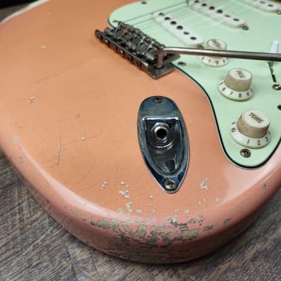 MyDream Stratocaster Custom Built - Relic Shell Pink Hepcat '69 image 7