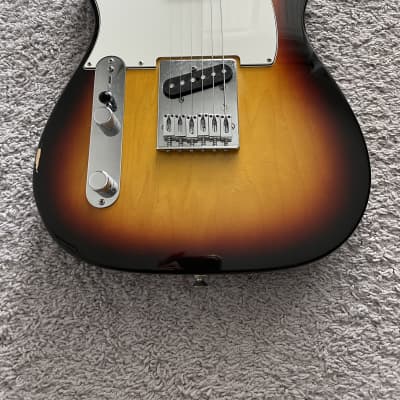 Fender Standard Telecaster 2007 Sunburst MIM Lefty Left-Handed Maple Neck Guitar image 2