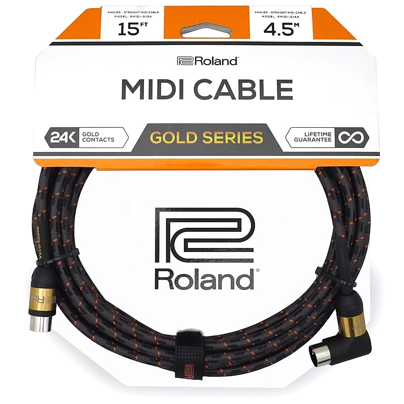 ROLAND Câble MIDI Gold 3M 