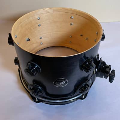 1999 DW 9x12 Tom Drum Single Ebony Satin Oil Black Drum Workshop Collector's Series image 7