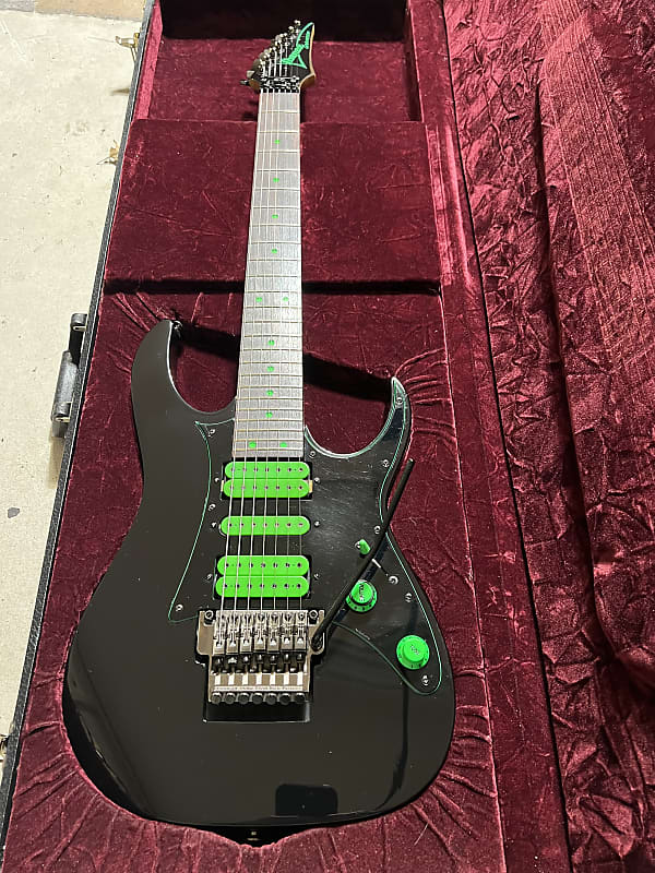 ギター Ibanez universe uv-7 BK Ibanez UV7 Steve Vai Signature Universe | Reverb