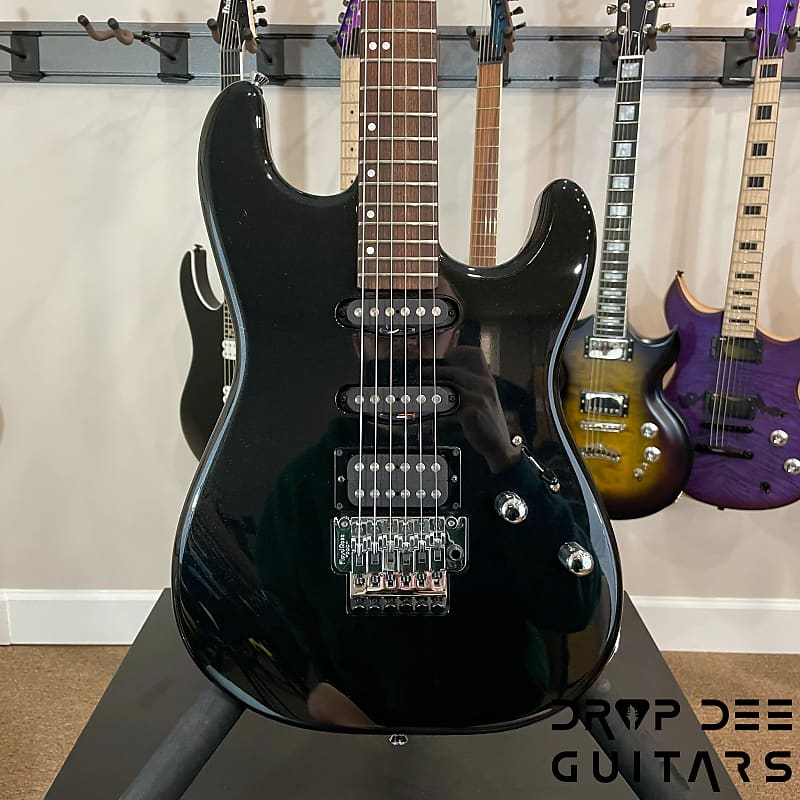 Schecter Custom Shop California Custom Pro Electric Guitar w/ Case-Black Pearl image 1