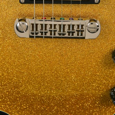 Kraken Janus Supreme Gold Top Unique Design Electric Guitar Sparkle Single Cut LP Style image 7