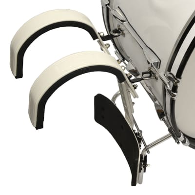 Trixon Pro Marching Bass Drum 28 x 14 White image 4