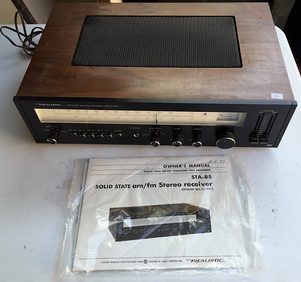 Realistic STA85 AM/FM Stereo Receiver Reverb