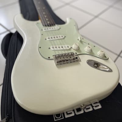 Custom 1962 specs Strat- Nitrocellulose (Olympic White) | Reverb