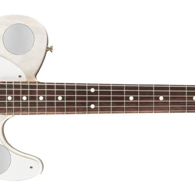 Fender Jimmy Page Mirror Telecaster Electric Guitar, White Blonde, Rosewood Fingerboard image 1
