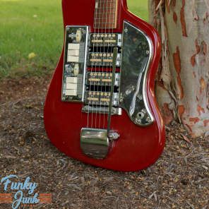 ~Holy Grail~ 1962 Teisco SS-4L "Hound Dog Taylor" Guitar - Ry Cooder - Silvertone Guyatone Japan MIJ image 4