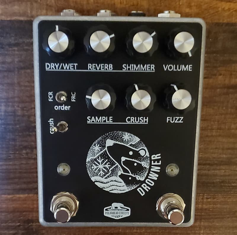 Polarbear Effects Drowner Bitcrusher/ Shimmer Reverb/ Fuzz Reverb