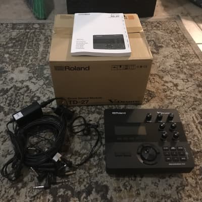 Roland td-27 v drum module with original box td27 | Reverb