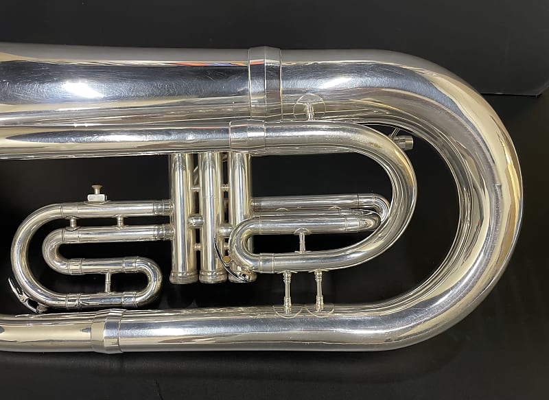 System Blue SB30SP Marching Hybrid Euphonium Silver