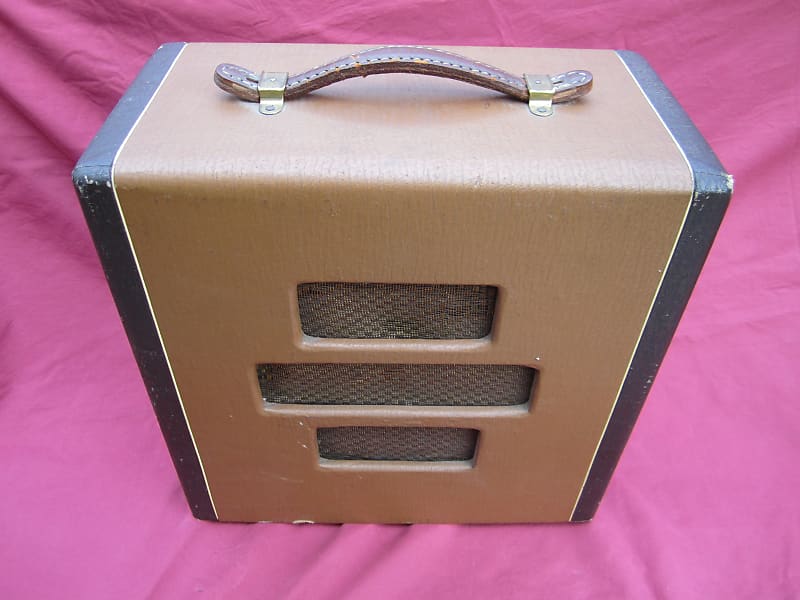 Vintage '50s Valco Supro Oahu National Amplifier Extension Speaker Amp Cabinet image 1
