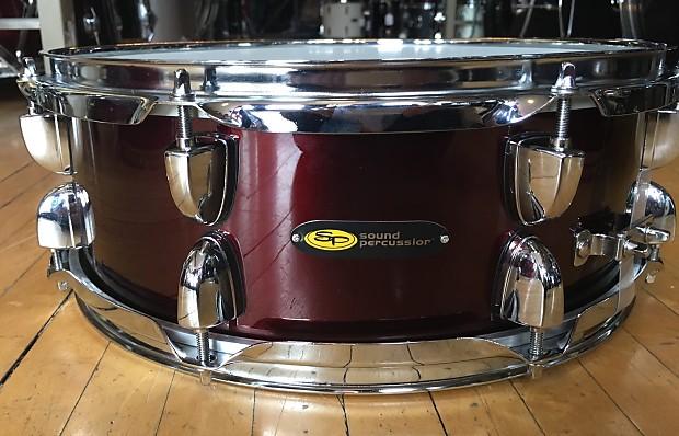 Sound Percussion 5x14 Snare Drum Wine Red
