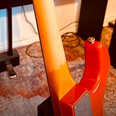 Haar Trad S Stratocaster 2018 - Fiesta Red Light Aged - Kloppmann Real 65 Set image 9