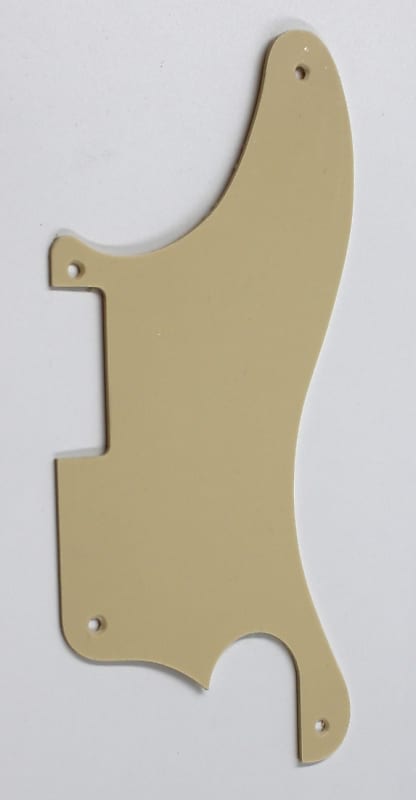 Custom Guitar Pickguard For Fender Tele Caballo Tono Ligero Humbucker (1 Ply Vintage Yellow) image 1