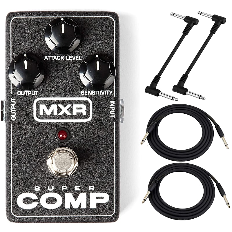 MXR M132 Super Comp Compressor Effects Pedal with Cables image 1