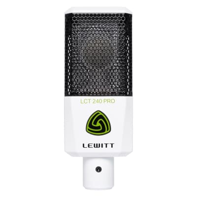Lewitt LCT 240 PRO Cardioid Condenser Recording Studio Microphone, White image 5