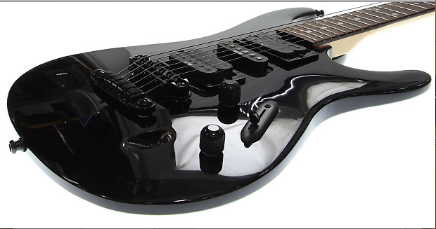 1993 Ibanez SA Series Electric Guitar - Rare Hardtail Model - Made in Japan  - Gloss Black -Very Good