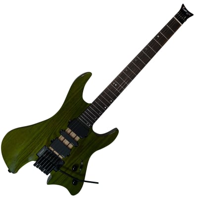 Bootlegger Guitar Absinthe  Gen 2 2023 - Green Gloss 2 Tone EMG Coil Split image 1