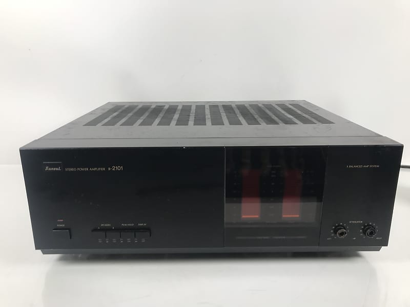 Vintage 650W Sansui B2101 Stereo Power Amplifier | Reverb