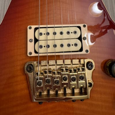 RARE Vintage Ibanez Flying V RR550 1983 Rocket Roll Cherry Sunburst image 10