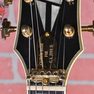 Gibson Les Paul Custom Black Beauty 3-Pickup with Tremolo One Off Special Order Ebony 1984 w/Gibson hardshell Case image 11