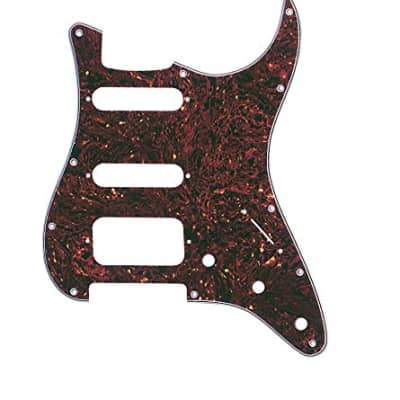 Genuine Fender H/S/S Tortoise Shell Stratocaster/Fat Strat 11-Hole Pickguard image 3