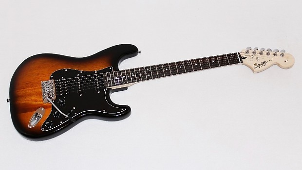 Squier affinity sales stratocaster hss sunburst