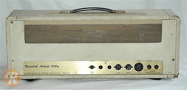 Marshall Artiste 2068 2-Channel 100-Watt Guitar Amp Head 1971 - 1978 image 2