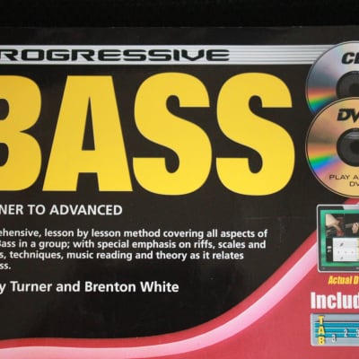 Christy Music Progressive Bass Book w/CD & DVD (used)(Consignment) image 2