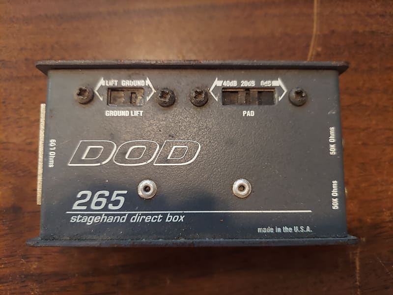 DOD 265 Stagehand Direct Box Reverb