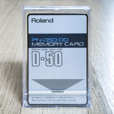 Roland D-50 / D-550 Voice ROM Data Card // PN-D50-00 // FACTORY PATCHES