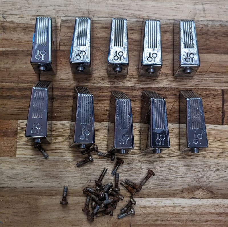 Sonor Phonic Bass drum lugs 10X Chrome Reverb