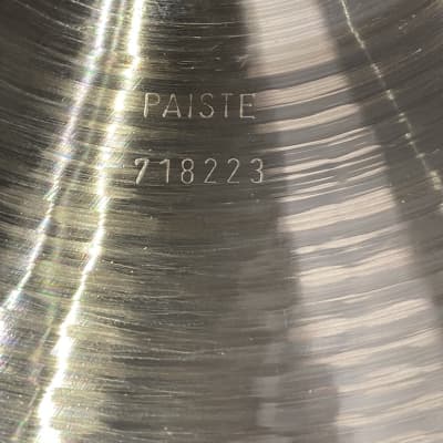 David Garibaldi's Tower of Power, Paiste 18" 3000 Series Crash Cymbal 1987 1400g image 7