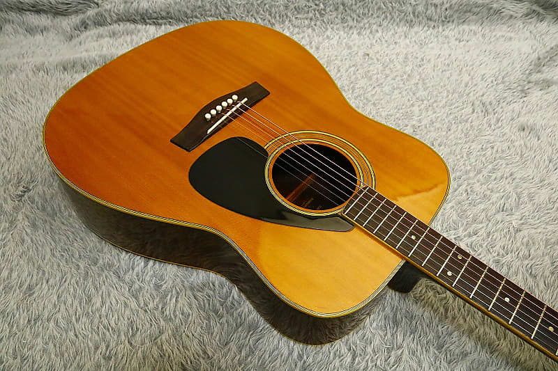 1975 made Vintage Acoustic Guitar Yamaha FG-400J Rare Black Label Made in  Japan